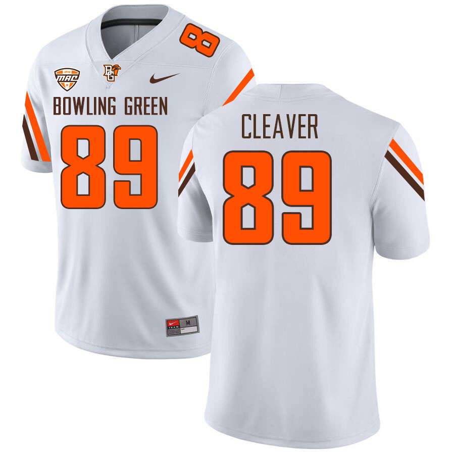 Bowling Green Falcons #89 Blane Cleaver College Football Jerseys Stitched-White